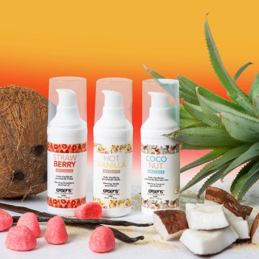 Exsens - Let's Travel Warming Massage Oils Set - 3x30ml 照片