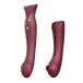 Zalo - Queen APP Heating Vibro Set - Wine Red photo