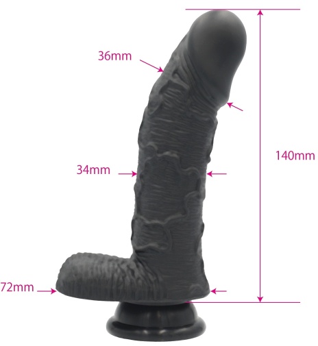 Boss - Backdoor SC Dildo M - Black photo