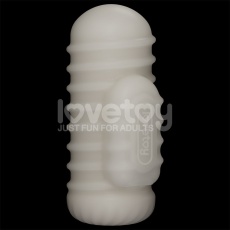 Lovetoy - Knights 柔软震动阴茎套 - 波浪纹 照片