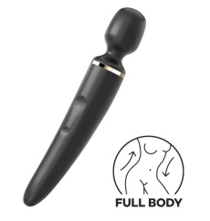 Satisfyer - 女士神奇按摩棒 - 黑/金色 照片