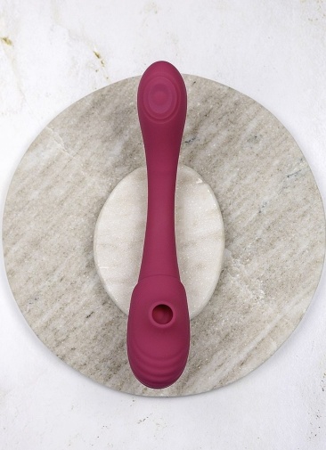 Vive - Mirai Double Ended Bendable Vibrator - Pink photo