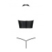 Passion - Genevia Set w Open Bra - Black - L/XL photo-4