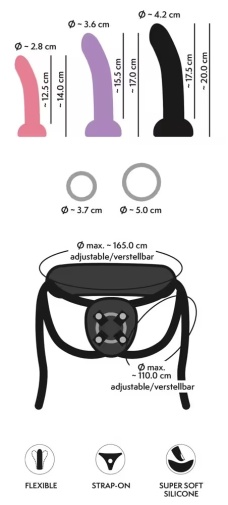 You2Toys - Your Strap-On 束带连假阳具 4件套装组 照片