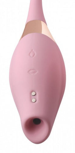 Inmi - Shegasm 8X Tandem Plus 吸吮震動陰蒂刺激器 - 粉紅色 照片