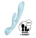 Satisfyer - Triple Oh Rabbit Vibrator - Light Blue photo-2