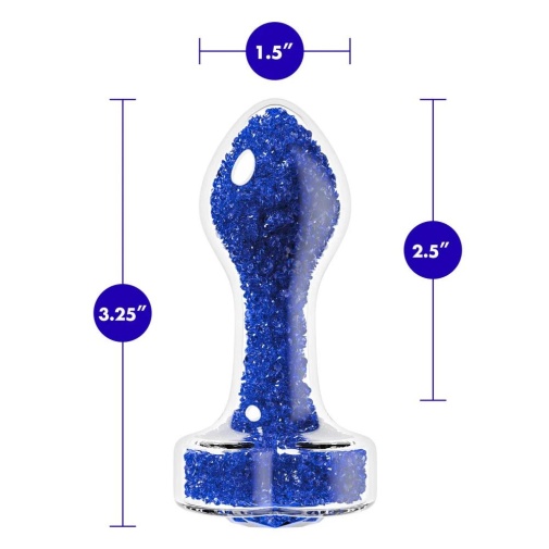 Oh My Gem - Prestige Butt Plug - Blue photo