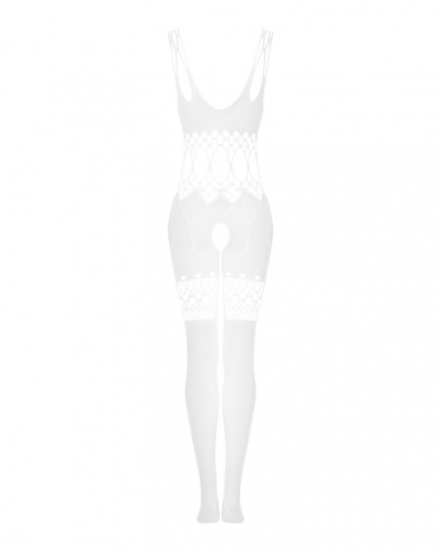Obsessive - Bodystocking G330 - White - XL/XXL photo