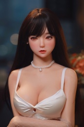 Davina Asian Realistic Sex Doll, Skinny Body, Ultra Soft Silicone 161 cm (5’3 ft)  photo