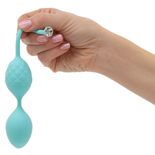 Pillow Talk - Frisky Kegel Balls - Teal photo