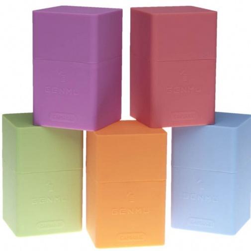 Genmu - G-Screw Capsule Masturbator - Orange photo