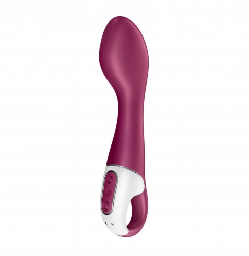 Satisfyer - Hot Spot 热感G点震动棒 - 莓红色 照片
