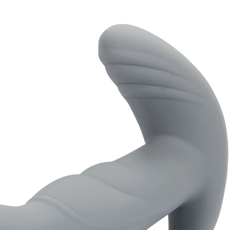 This rotation prostate stimulator with remote control is des... Loveline - Rotating Prostate Stimulator - Gotham Grey photo-6
