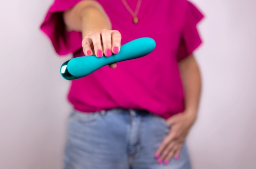 Loveline - Smooth G-Spot Vibrator - Teal Blue photo