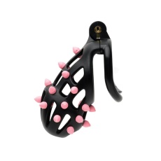 Sport Fucker - FlexiSpike Chastity Cage M - Black photo