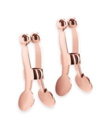 NS Novelties - Bound C1 Nipple Clamps - Rose Gold photo