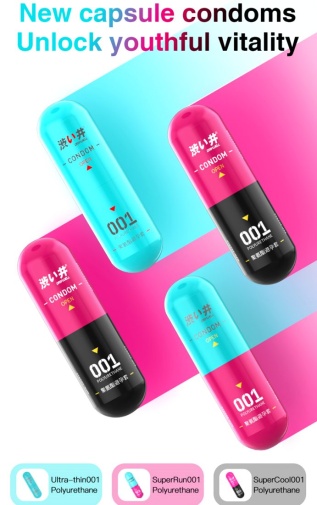 Drywell - 0.01 Pleasure Condoms 3's Pack 照片