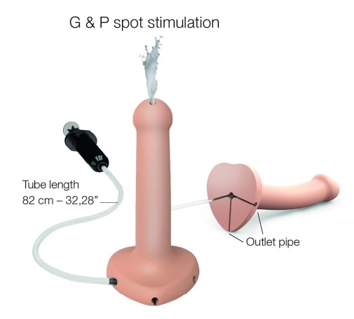 Strap-On-Me - Squirting Realistic Dildo L - Vanilla photo