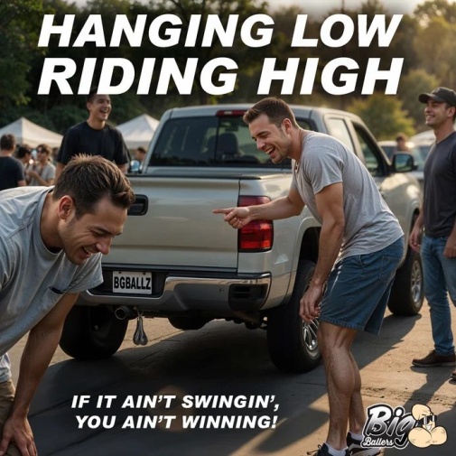 Big Ballers - Truck Nuts - Black photo
