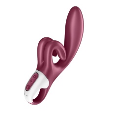 Satisfyer - 请轻抚我兔子震动棒 - 红色 照片
