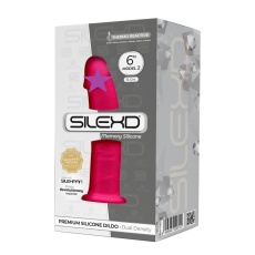 Silexpan - 6'' Dual Destiny Premium Silicone Dildo - Red photo