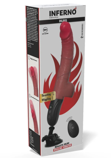 Hidden Desire - Inferno Realistic Wiggling Vibrator - Flesh photo