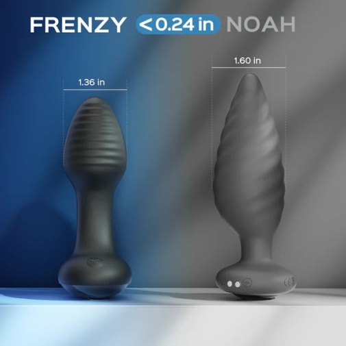 Honey Play Box - Frenzy Sensing App Rotating Butt Plug - Black photo