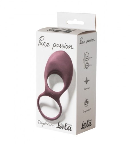 Lola Games - Pure Passion Daydream 震动式阴茎环 - 红色 照片