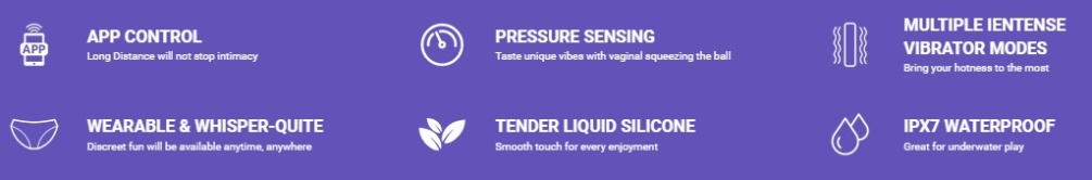 Trill’s power germinates inside you with its unique, sprout-... Honey Play Box - Trill Sensing Ball App Dual Vibrator - Purple photo-9