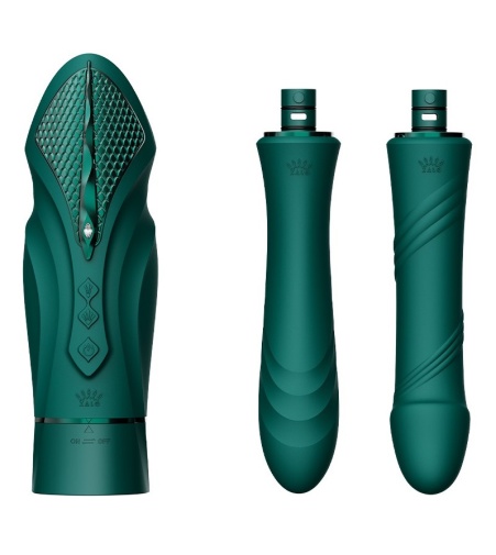 Zalo - Sesh APP Thrusting Sex Machine - Turquoise Green photo
