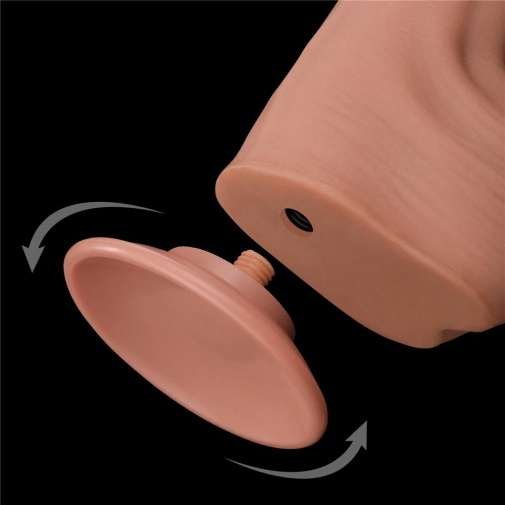 Lovetoy - 11.5" Sliding Skin Dildo - Flesh photo