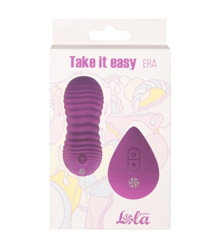 Lola Games - Take It Easy Era Pulsating Vibro Egg - Purple photo