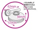 A-One - Medy Rubber Easy Pump 2 pieces 130ml 照片-7