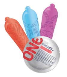 One Condoms - Tattoo Touch Condoms 3's Pack  照片