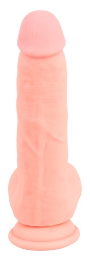 Medical Silicone - 帶陰囊假陽具 20 厘米 照片