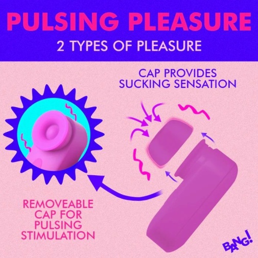 Bang! - Mini Clitoral Stimulator - Purple photo