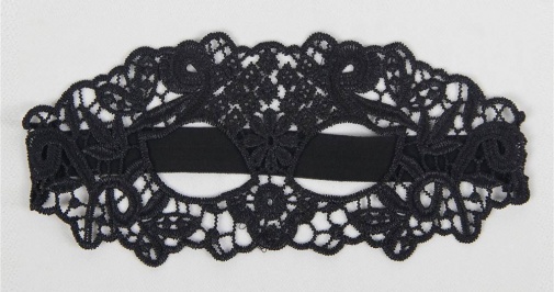 Ohyeah - Lace Eye Mask - Black photo