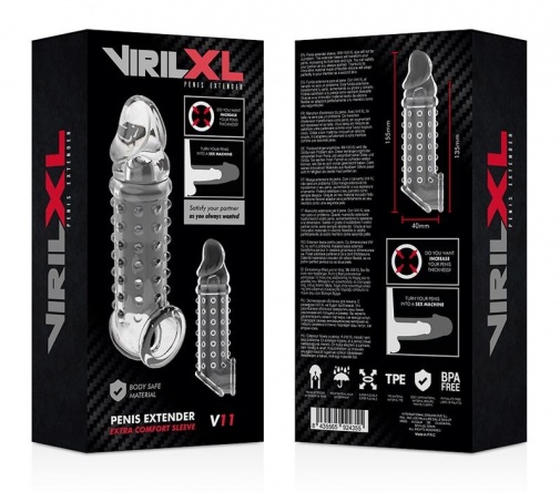 VirilXL - V11 陰莖延長套 - 透明 照片