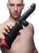 LoveBotz - Mega-Pounder Hand-Held Thrusting Dildo - Black photo-2