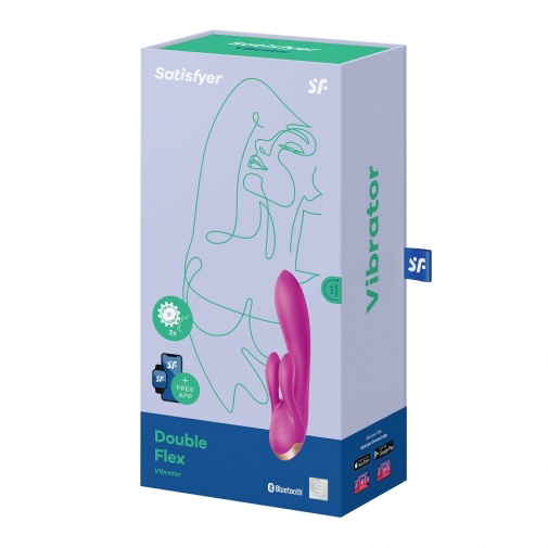 Satisfyer - Double Flex Rabbit - Violet photo