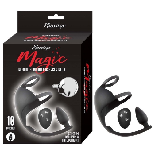 Nasstoys - Magic 阴囊前列腺按摩器 - 黑色 照片