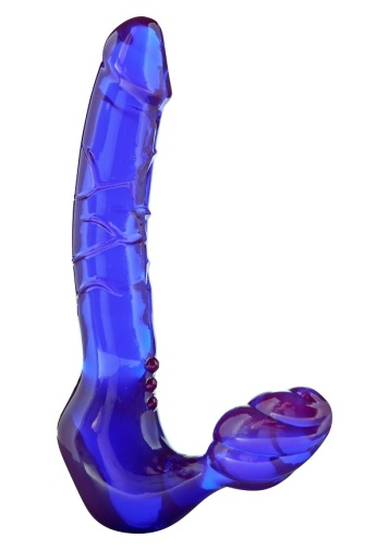 ToyJoy - Bend Over Boyfriend Strap-On - Blue photo