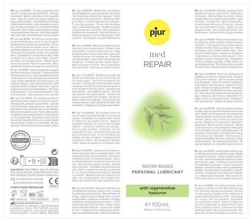 Pjur - 水性修复润滑液 - 100ml 照片