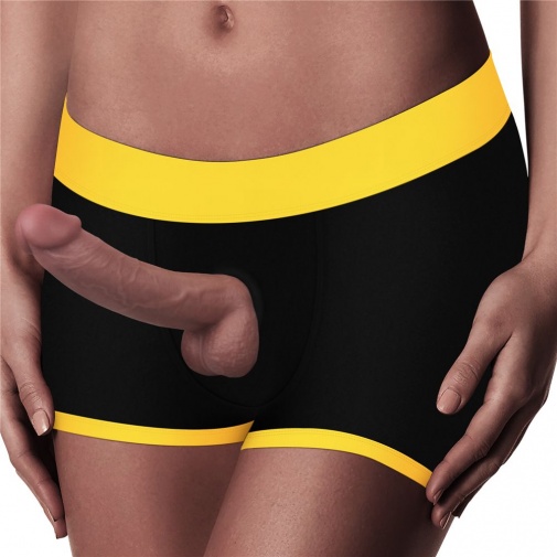 Lovetoy - Horny Strapon Shorts - Black - M/L photo