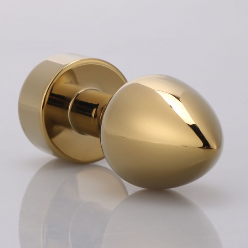 MT - 后庭塞 107x40mm - 金色/黄色 照片