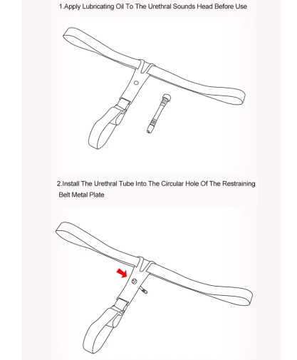 MT - Wearable Square Urethral Sounds photo