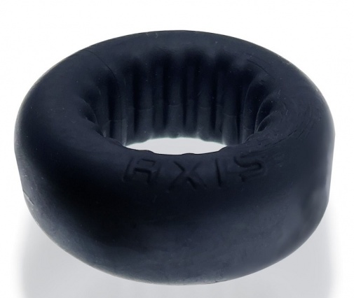 Oxballs - AXIS Rib Griphold 阴茎环 - 黑色 照片