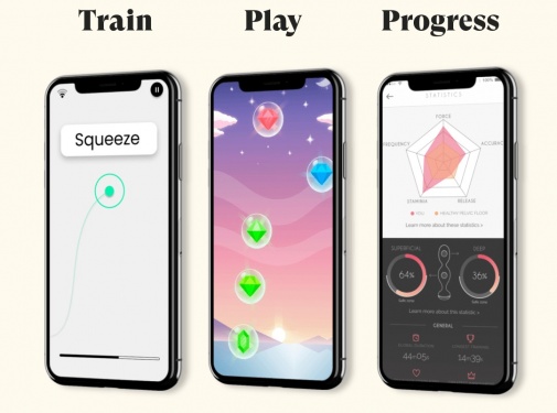 Perifit - App Control Pelvic Floor Trainer - Pink photo