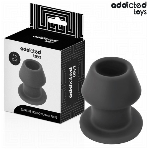Addicted Toys - Extreme 空心後庭塞 細碼 - 黑色 照片