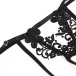 Ohyeah - Embroidery Bra Set - Black - XL 照片-9